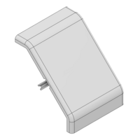 MODULAR SOLUTIONS ALUMINUM GUSSET 45MM X 45MM GRAY PLASTIC CAP COVER FOR 40-110-1, FOR A FINISHED APPEARANCE